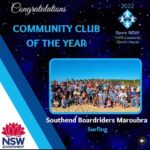 Southend Boardriders Maroubra named 2022 NSW Community Club of th Year